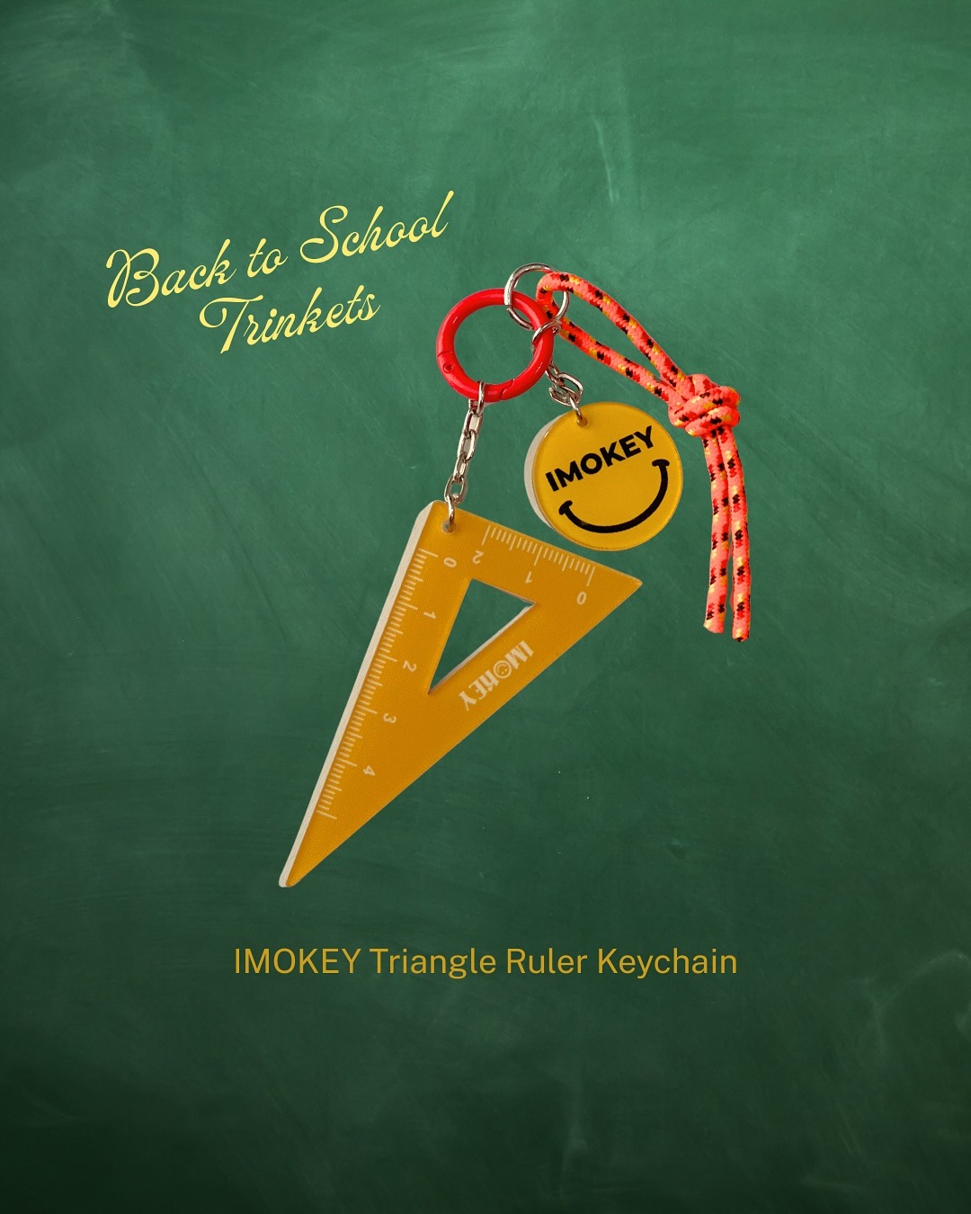 IMOKEY Back to School Trinkets | Aksesoris | Acrylic Charm | Keychain Acrylic | Gantungan Kunci