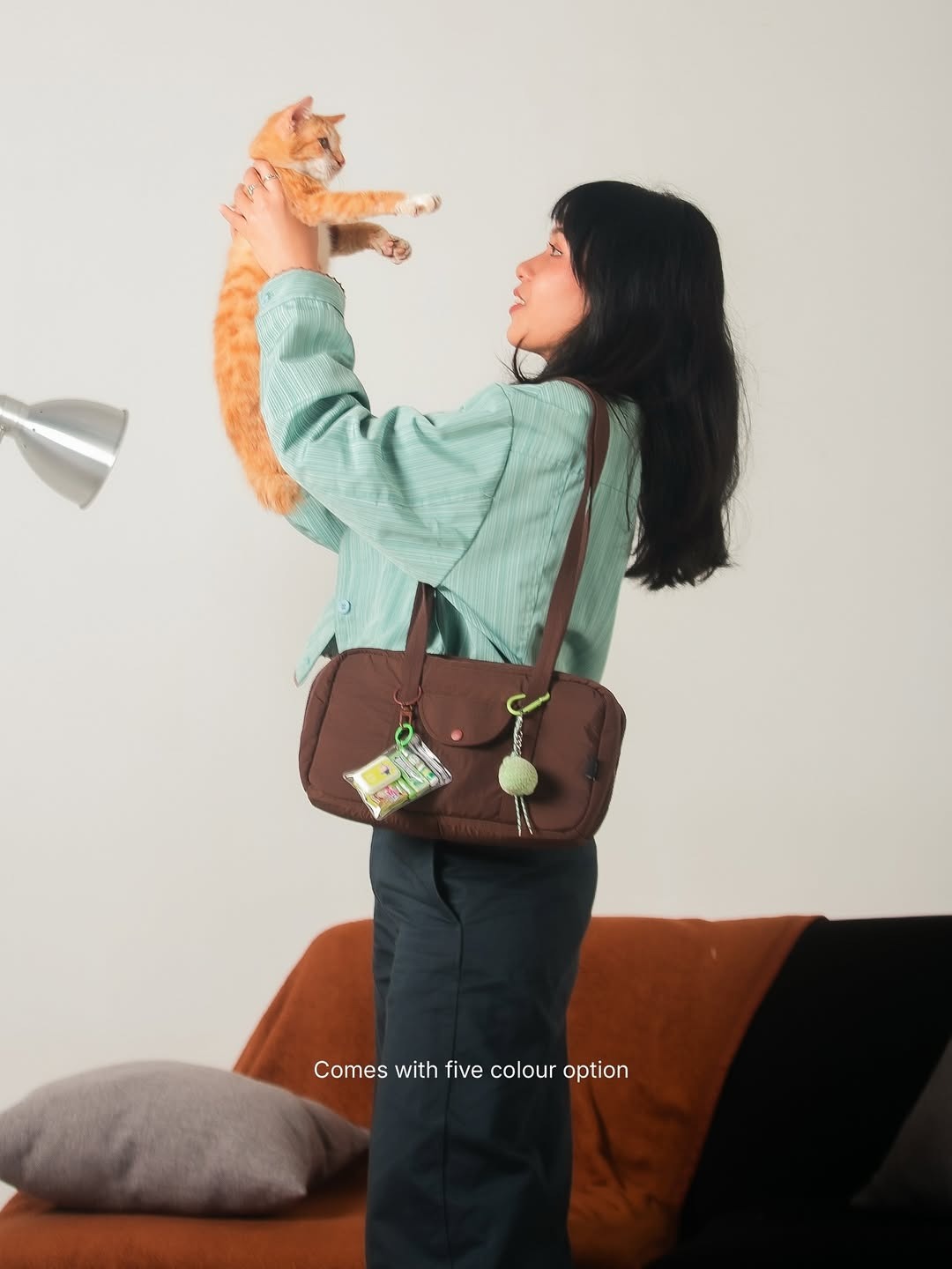IMOKEY Haru Bowler Bag | Taslan Bowler Bag | Tas Wanita | Tas Lucu
