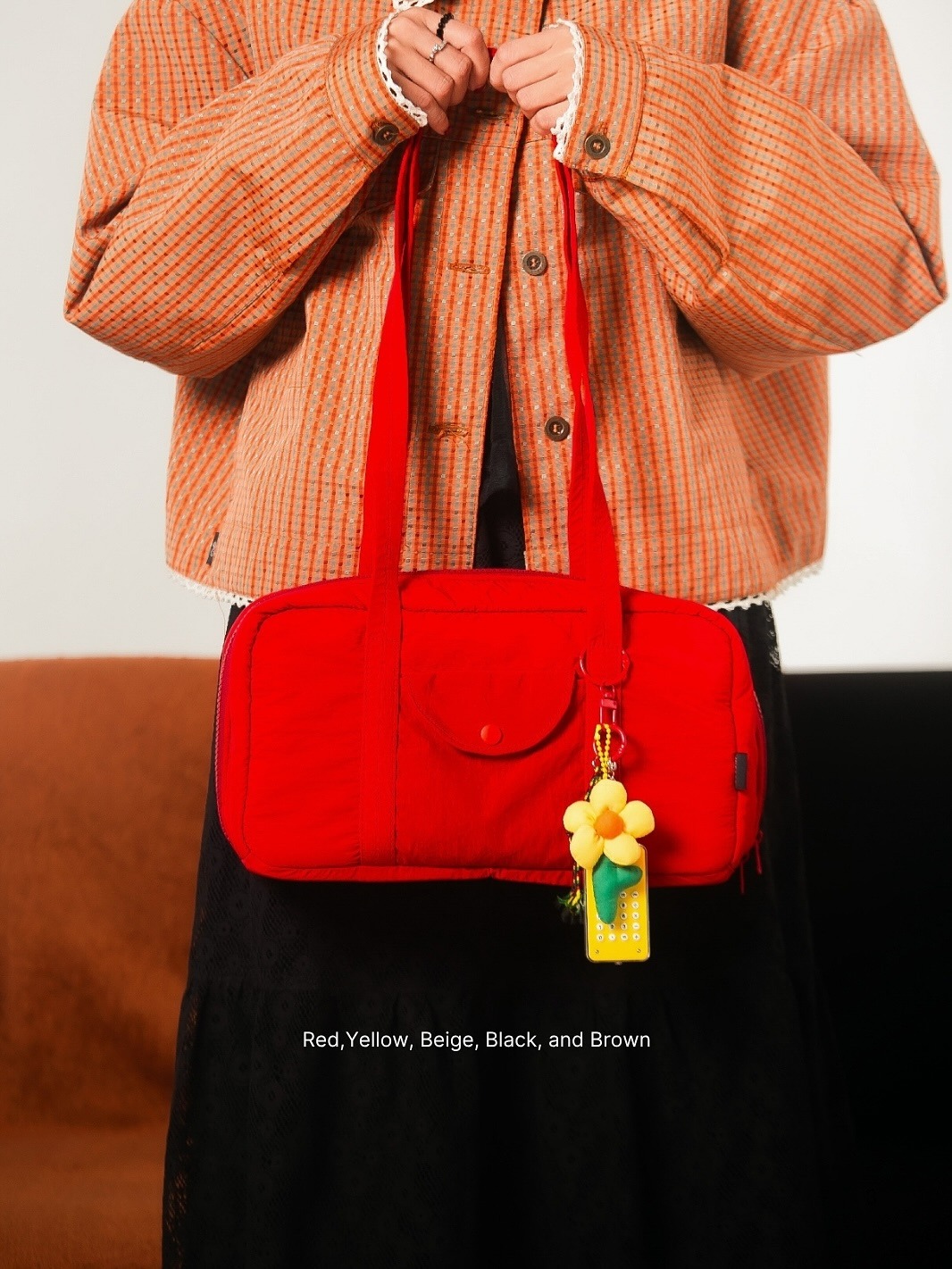 IMOKEY Haru Bowler Bag | Taslan Bowler Bag | Tas Wanita | Tas Lucu