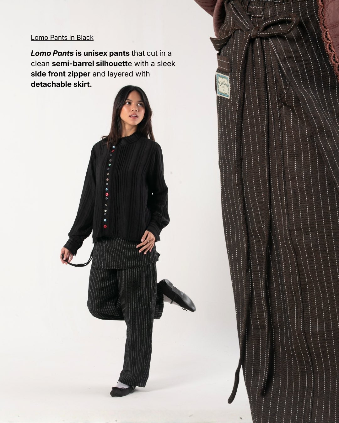 IMOKEY Lomo Pants | Celana Pria Wanita | Celana Panjang Raya | Celana Lebaran