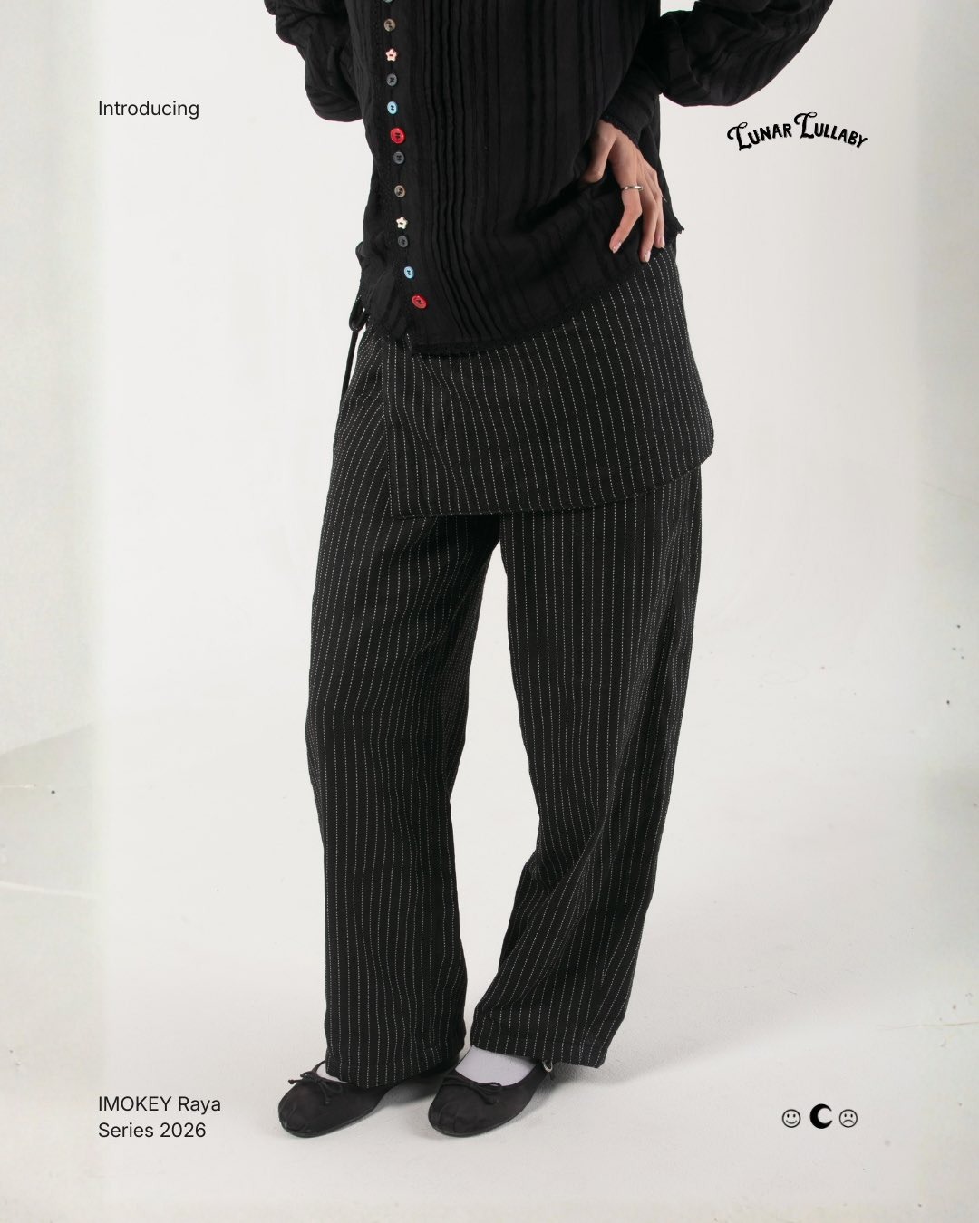 IMOKEY Lomo Pants | Celana Pria Wanita | Celana Panjang Raya | Celana Lebaran