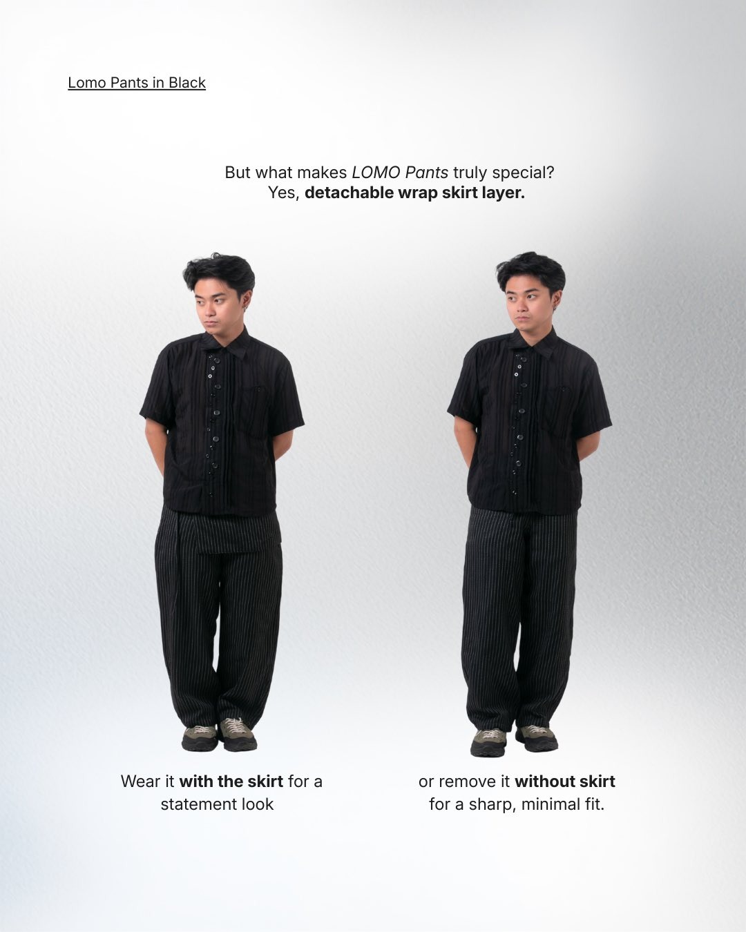 IMOKEY Lomo Pants | Celana Pria Wanita | Celana Panjang Raya | Celana Lebaran
