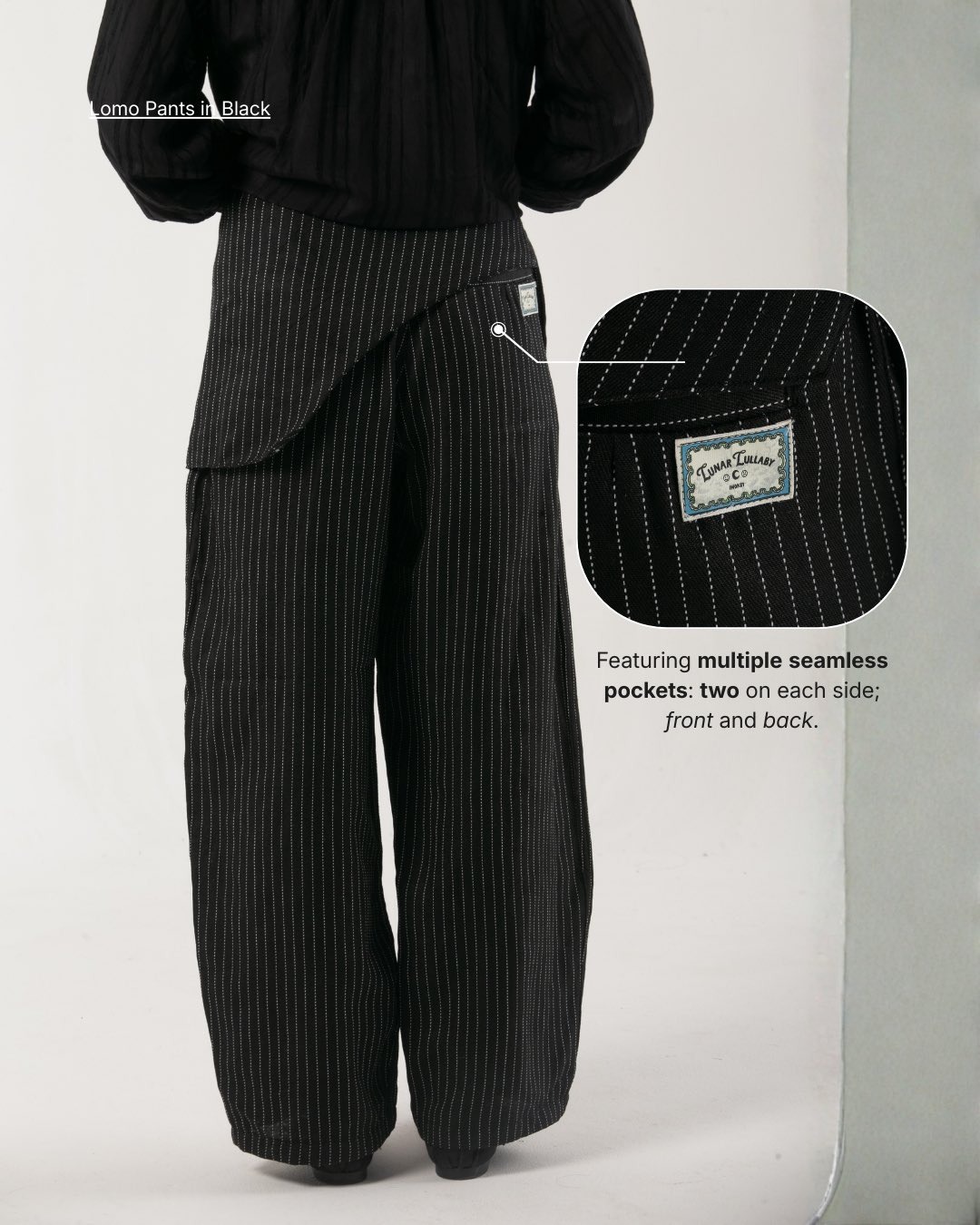 IMOKEY Lomo Pants | Celana Pria Wanita | Celana Panjang Raya | Celana Lebaran