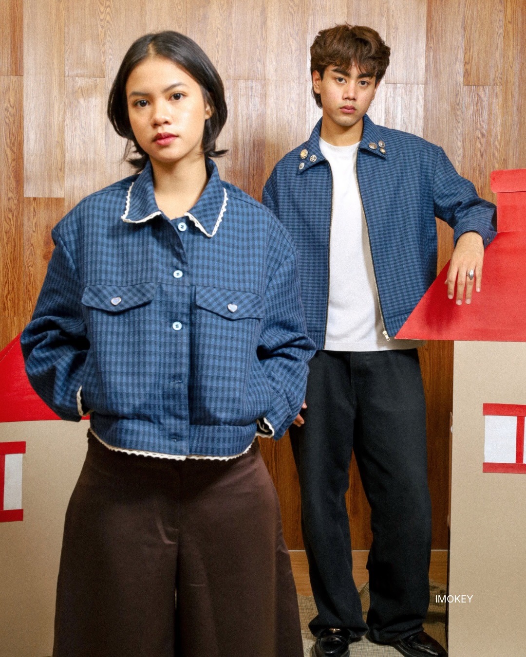 IMOKEY Momo Jacket | Textured Jacket | Jacket Wanita | Outer