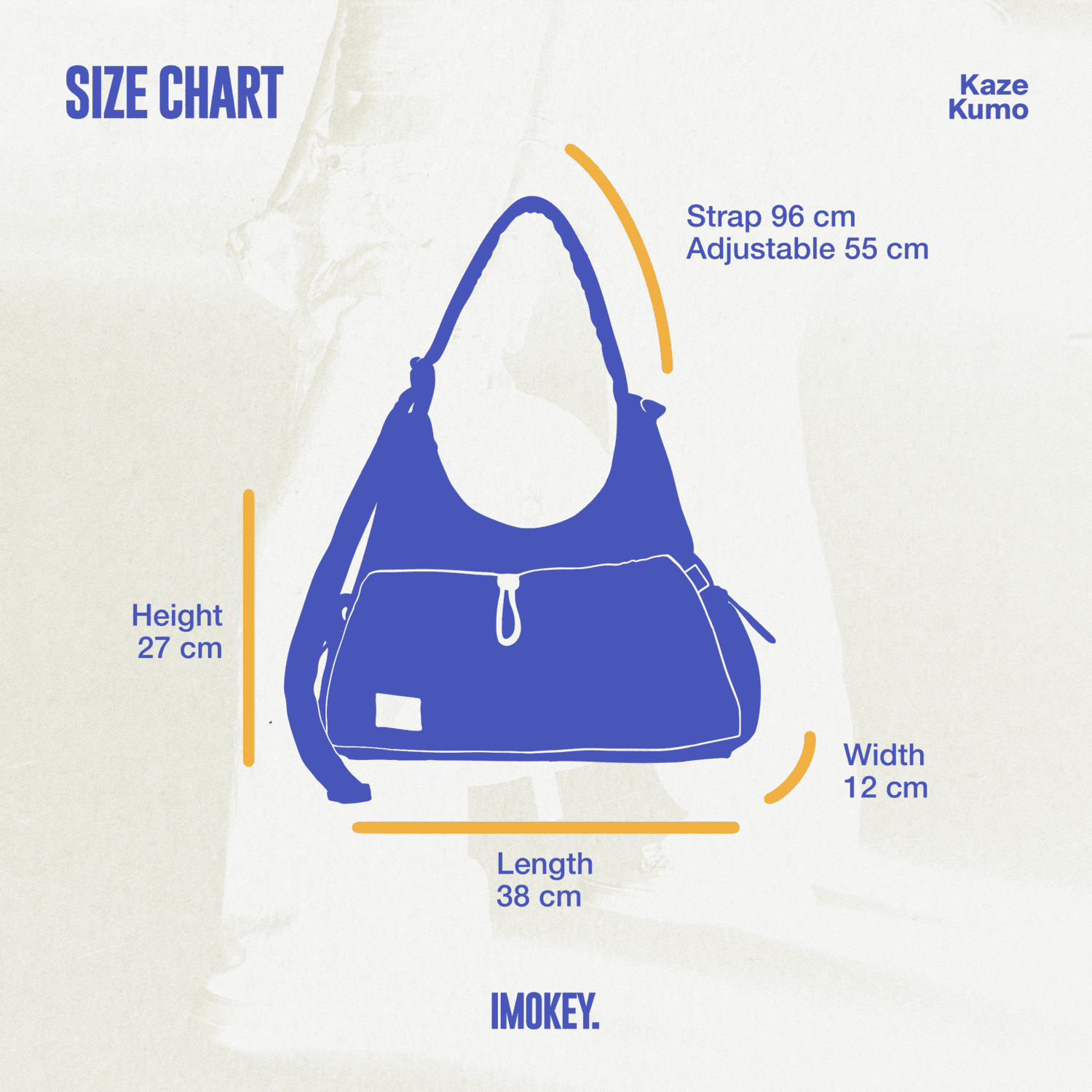 IMOKEY Kaze Bag - Shoulder - Sling Bag - Tas Wanita - Tas Pria - Tas Parasut