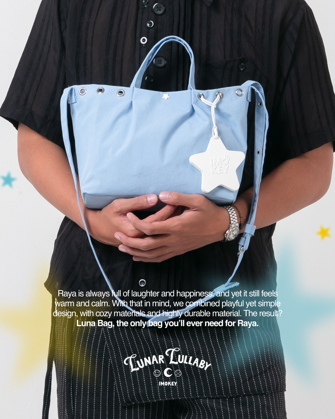 IMOKEY Luna Bag | Tas Wanita Shoulder Bag | Tas Cewek Minimalis | Daily Bag Stylish | Raya Lebaran
