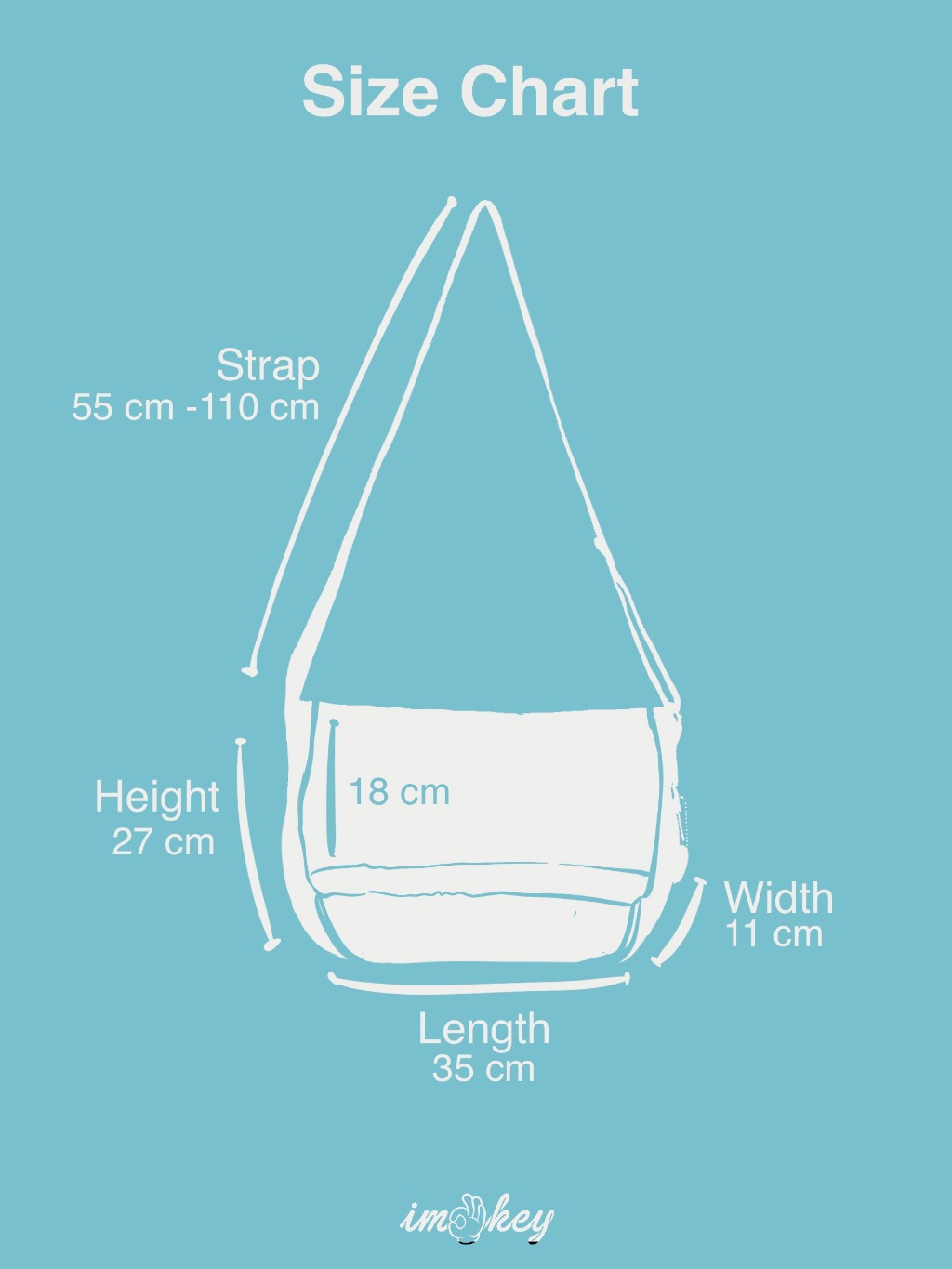 Imokey Oui Expandable Sling Bag