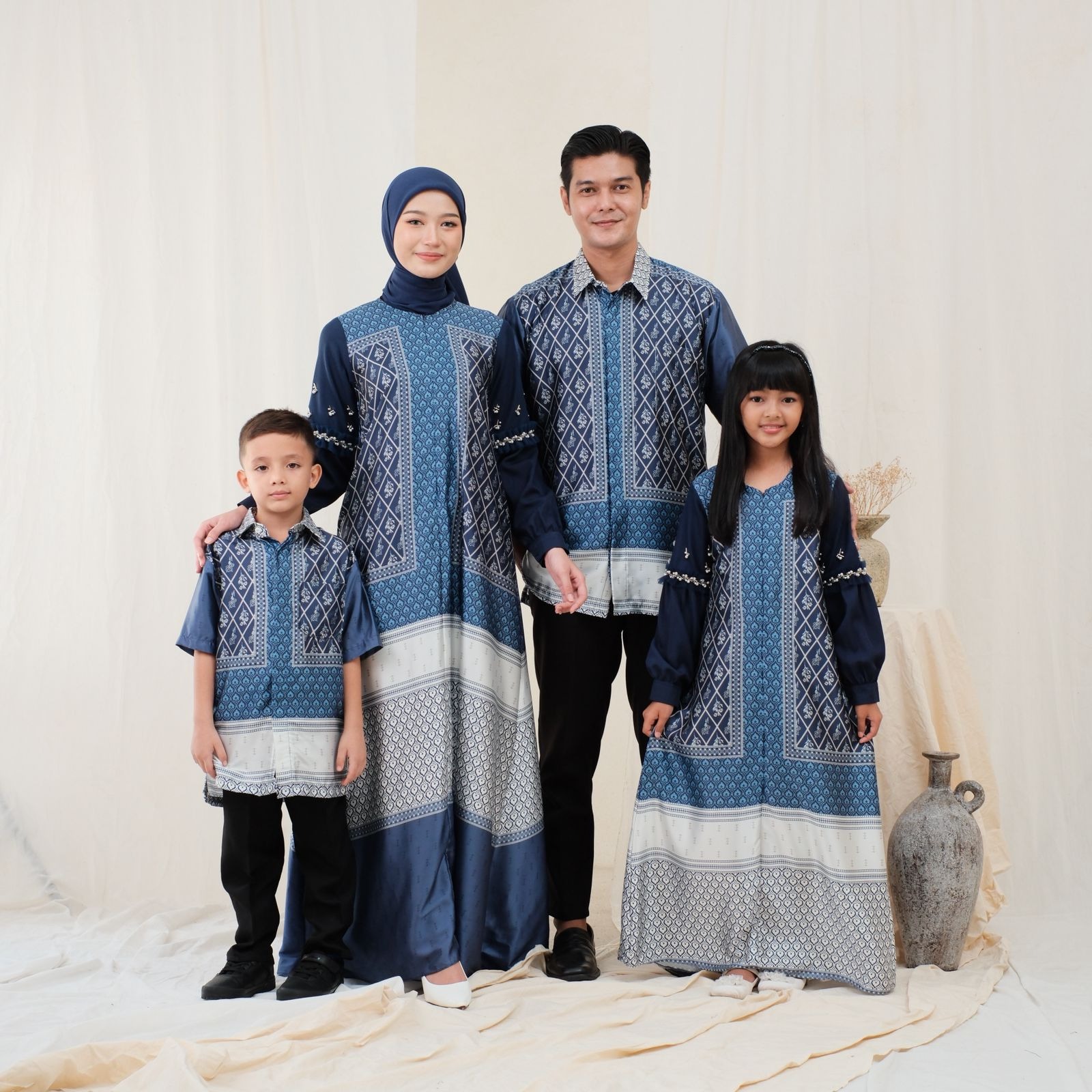 Hanum - raya series edisi family set "NAVY"