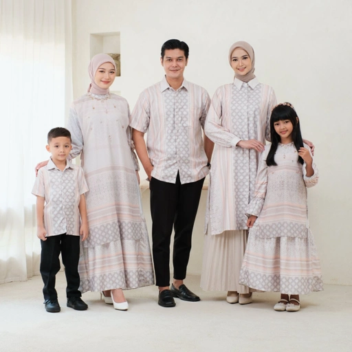 Image of Shakira signature edition - raya family set exclusive pattern BUSUI FRIENDLY "DAHLIA"