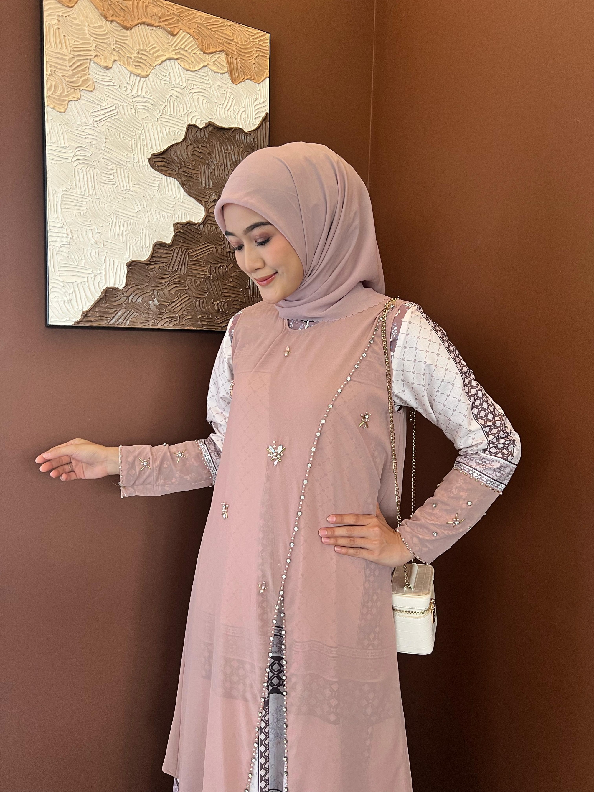Taliya signature dress bahan babydoll ultimate BUSUI friendly