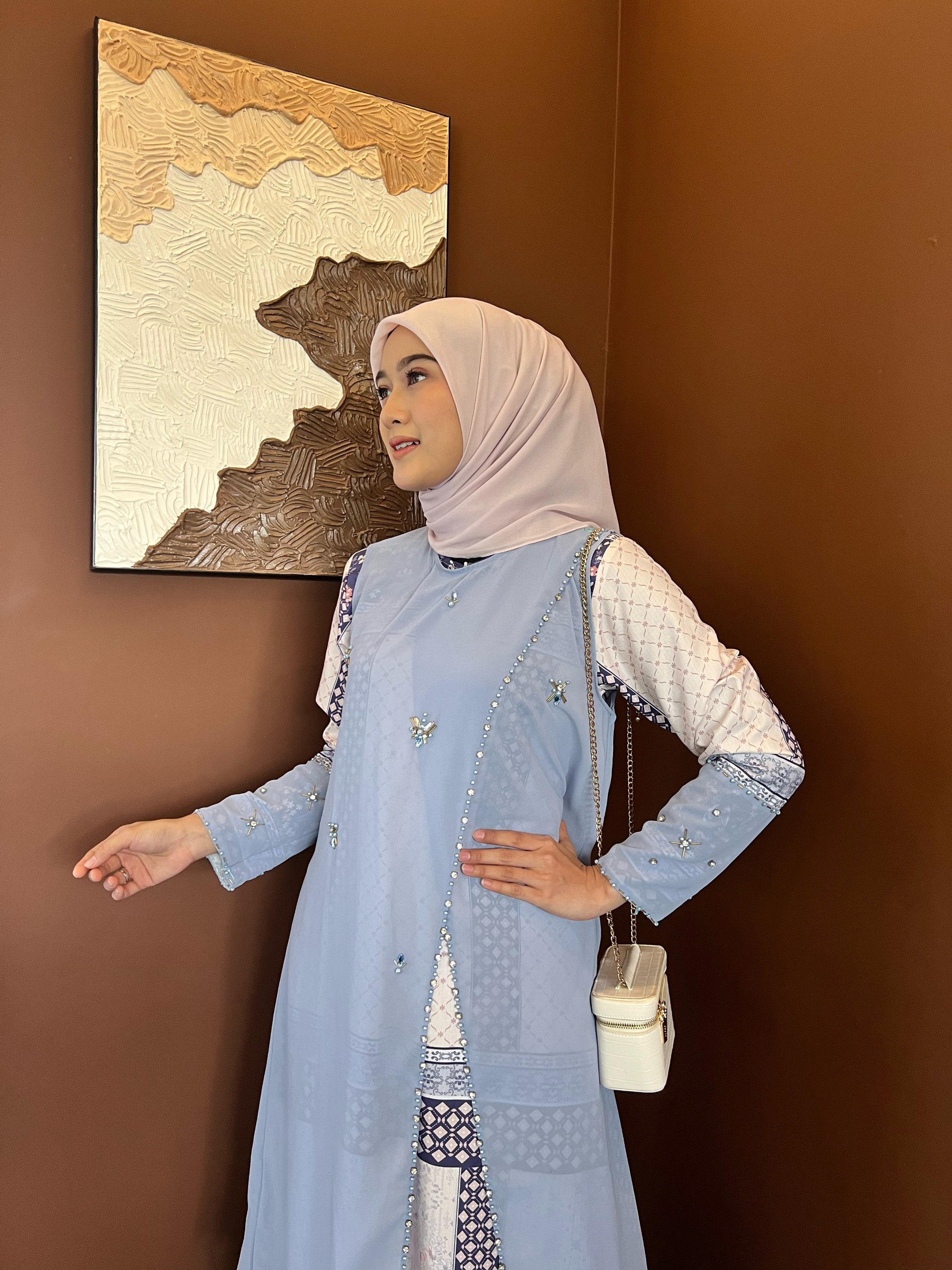Taliya signature dress bahan babydoll ultimate BUSUI friendly