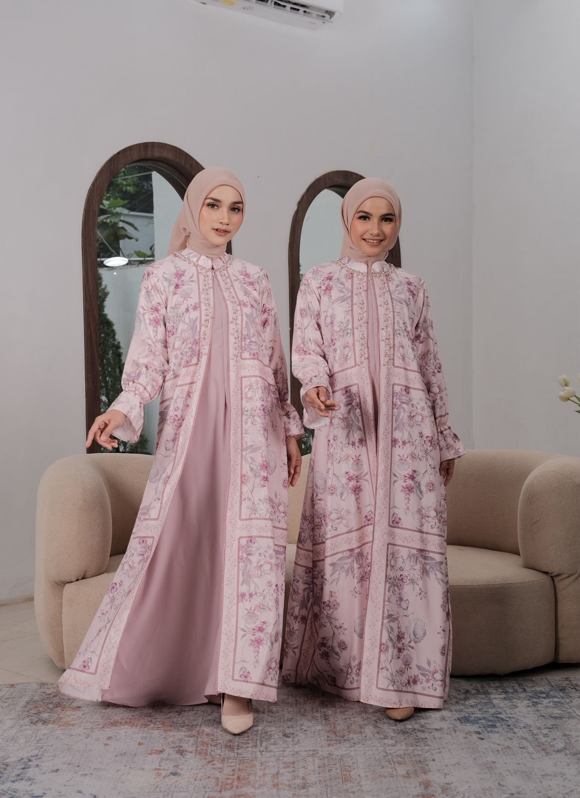 Yasmin family set- exclusive pattern by 4season hijab