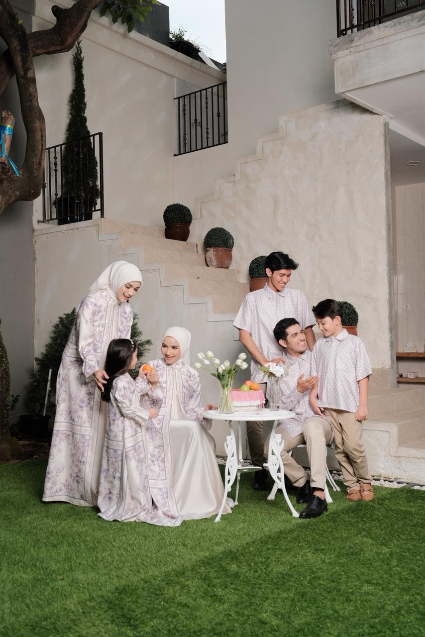 Yasmin family set- exclusive pattern by 4season hijab
