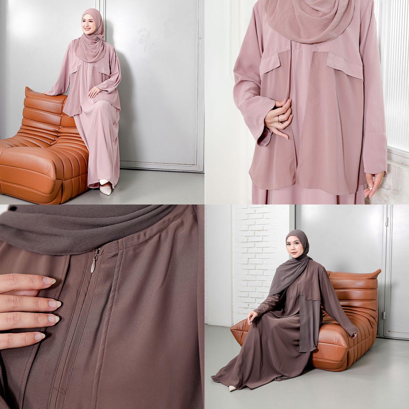 Zayra hijab | Kalisa - Gamis Wanita Dress Feminine Style Casual Smart Look Preppy UV Protection Premium