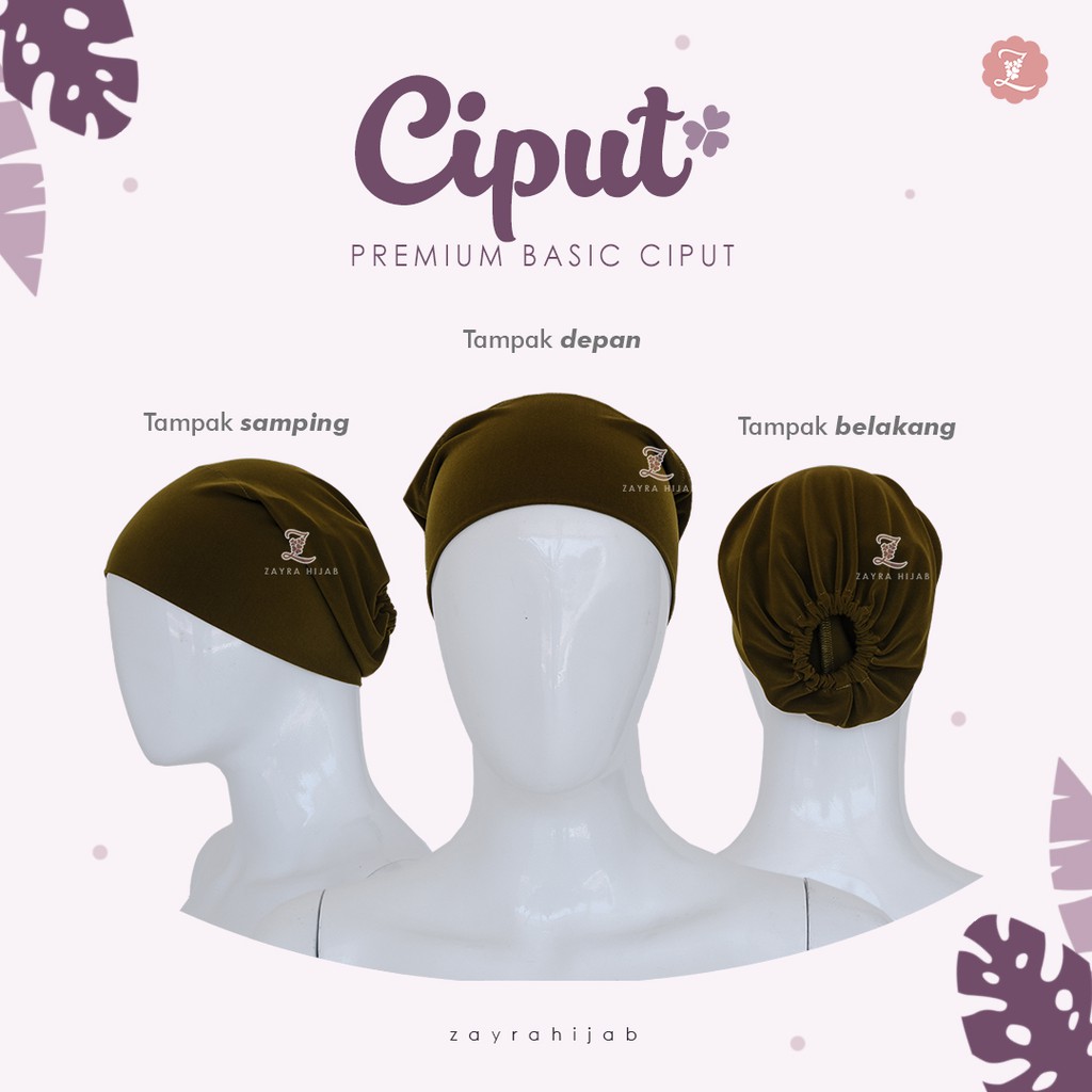 ZAYRA HIJAB | CIPUT BASIC | Ciput Hijab Jersey Premium Anti Pusing dan Anti Budeg