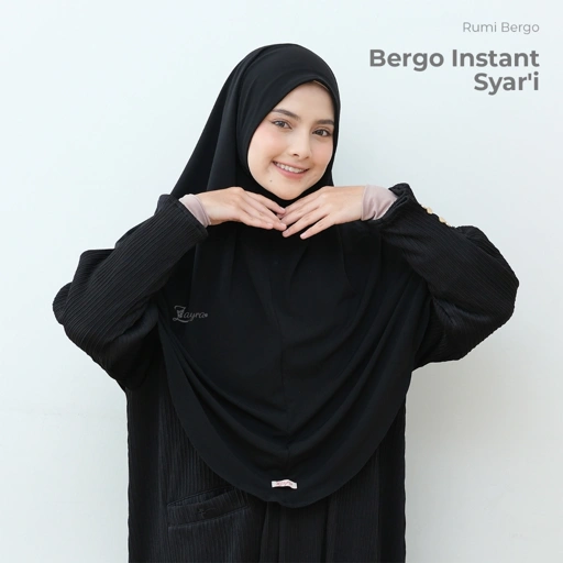 Image of ZAYRA HIJAB | RUMI STANDAR | Khimar Bergo Instan Daily Syari Jersey Premium