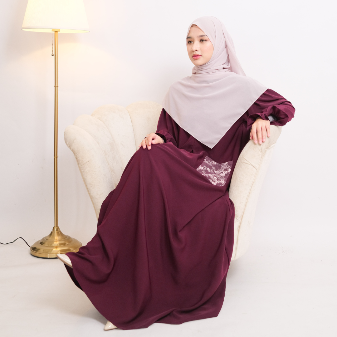 ZAYRA HIJAB | JAMEELA | Gamis Wanita Daily Syari Simpel Premium Lebaran Jumbo Elegan Terbaru 2026