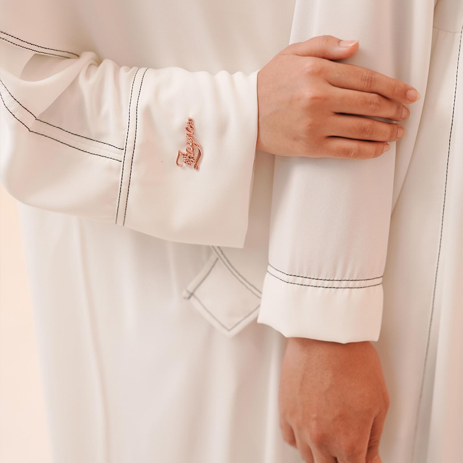 Zayra Hijab Raudhah Set Couple Umroh Abaya Gamis Wanita Jubah Hitam Pria Thobe Premium Terbaru Muslim Pasangan Syari