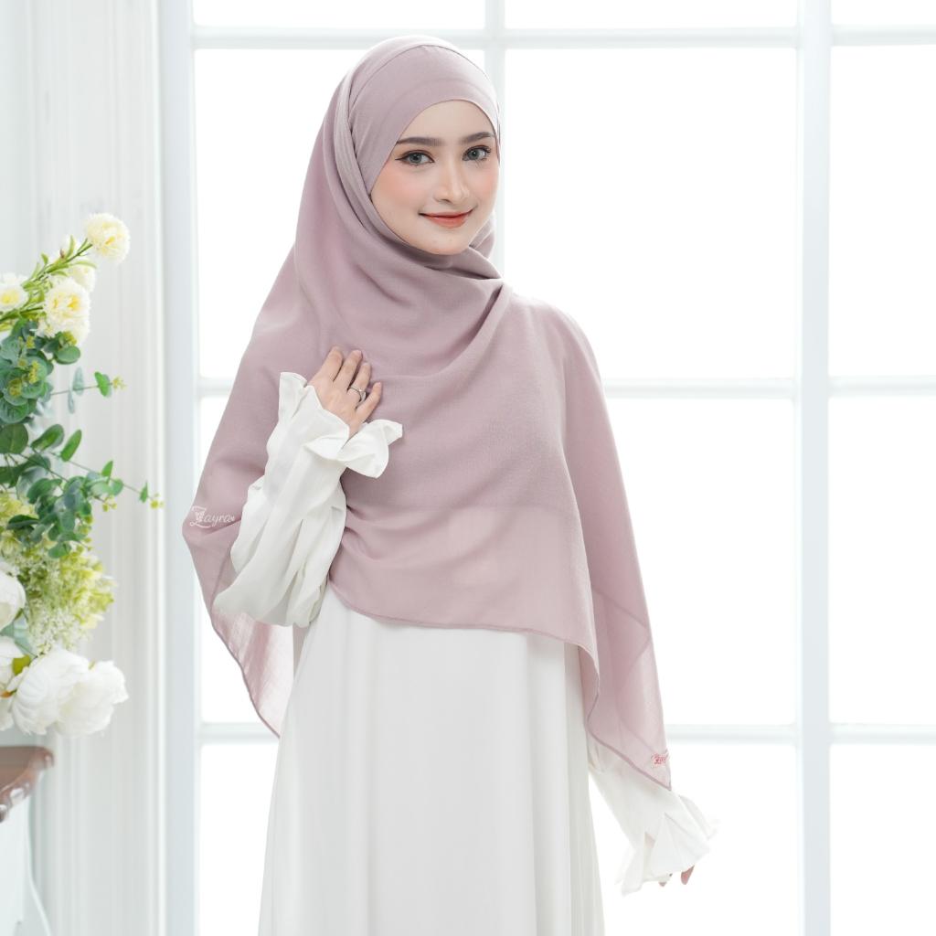Zayra Hijab | Arfa - Khiban Square Hijab Bandana Segi Empat Instan Voal Premium Terbaru