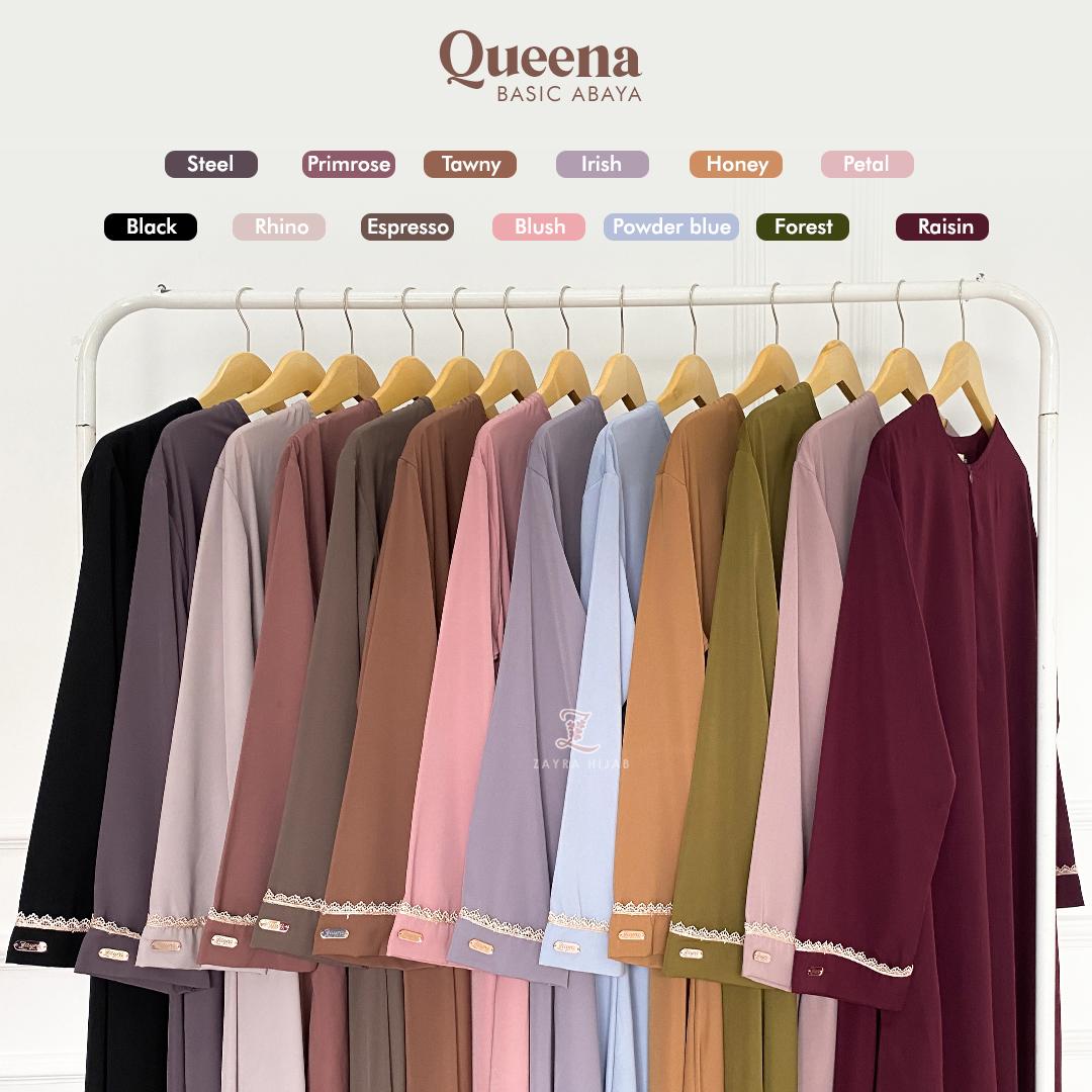 Queena Basic Abaya by Zayra Hijab Cantik Muslim