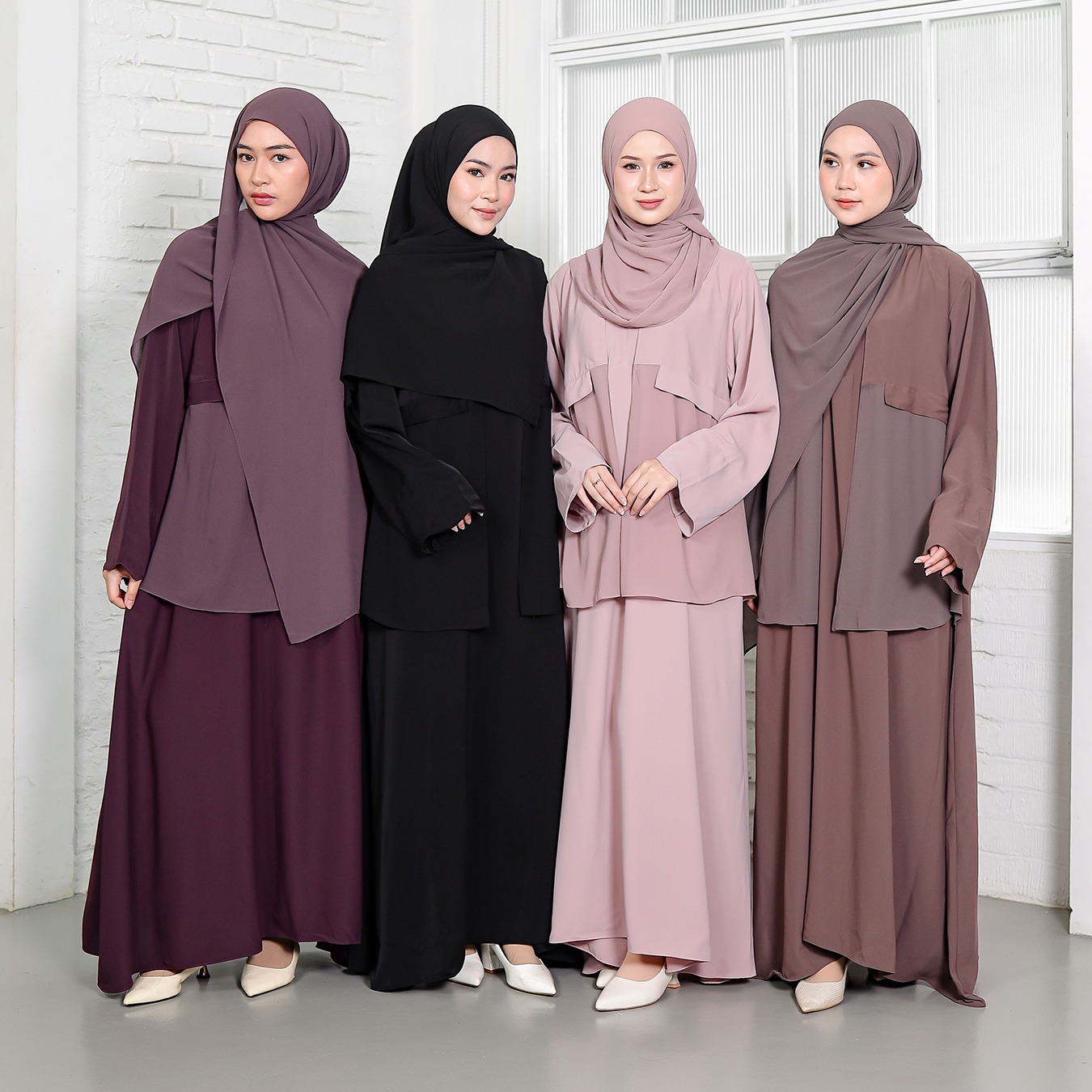 Zayra hijab | Kalisa - Gamis Wanita Dress Feminine Style Casual Smart Look Preppy UV Protection Premium