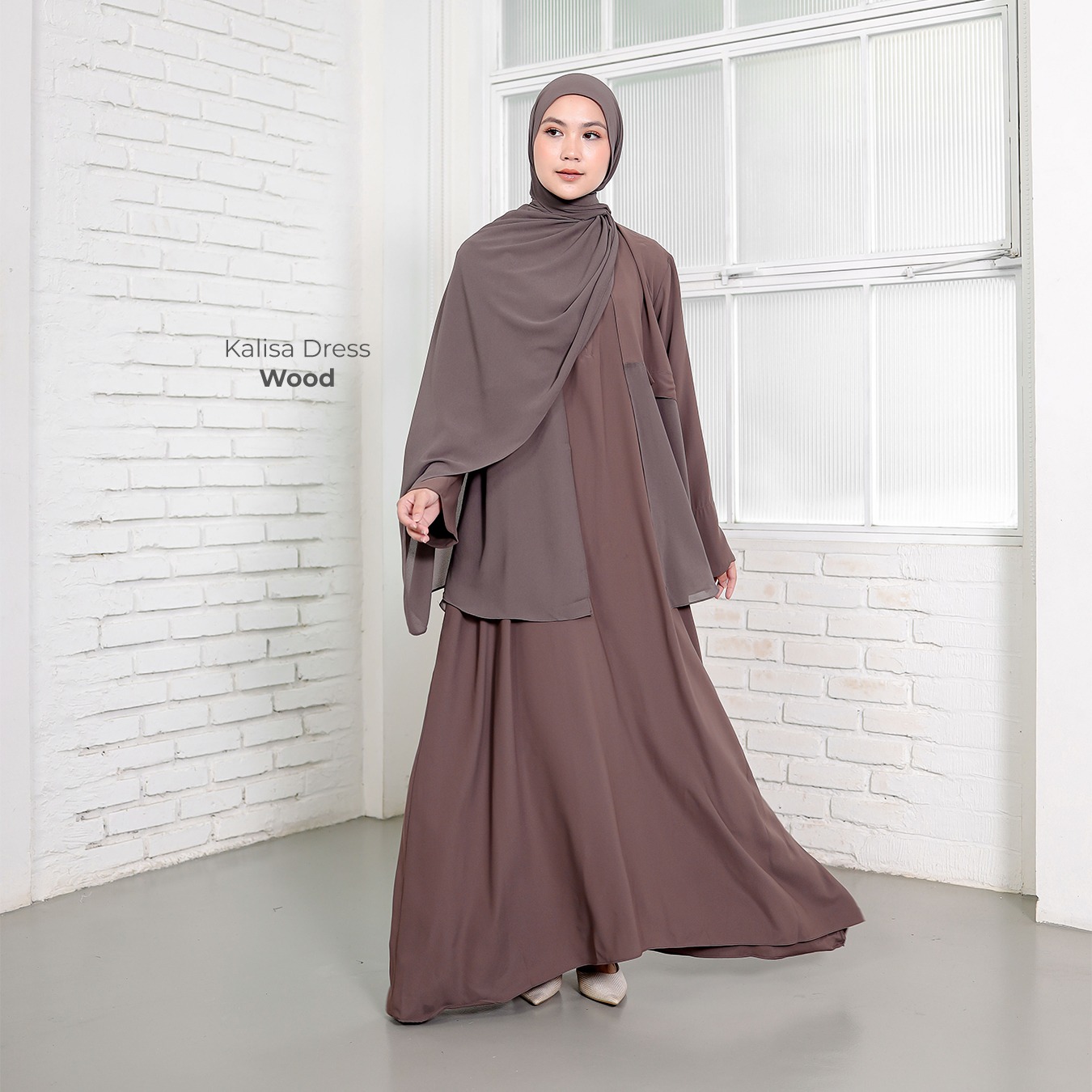 Zayra hijab | Kalisa - Gamis Wanita Dress Feminine Style Casual Smart Look Preppy UV Protection Premium