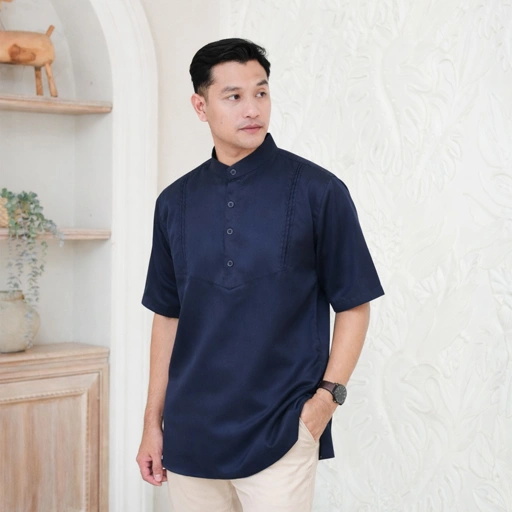 Image of Zayra Hijab | Koko Dewasa Lathif Family Set - Baju Couple Pasangan Keluarga Kondangan Lebaran Kekinian Premium Jumbo Mewah Elegan Terbaru Lebaran 2026