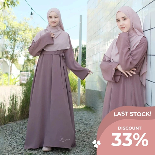 Image of ZAYRA HIJAB | DAYLE ABAYA | Gamis Wanita / Ukhti Set Hijab Daily Syari Simpel Premium Lebaran Jumbo Mewah Elegan Terbaru 2025
