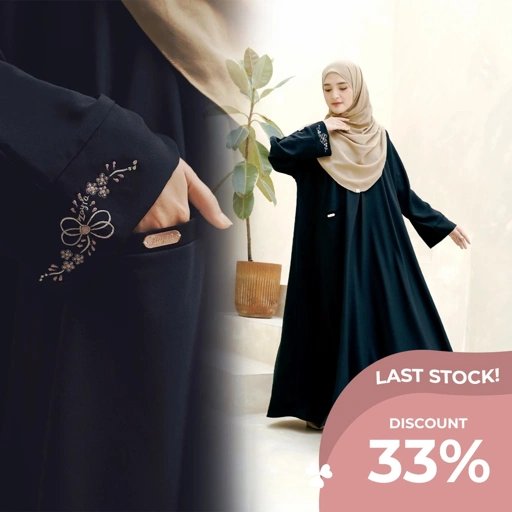 Image of ZAYRA HIJAB | HANNAH ABAYA | Gamis Wanita / Ukhti Set Hijab Daily Syari Simpel Premium Lebaran Jumbo Mewah Elegan Terbaru 2025