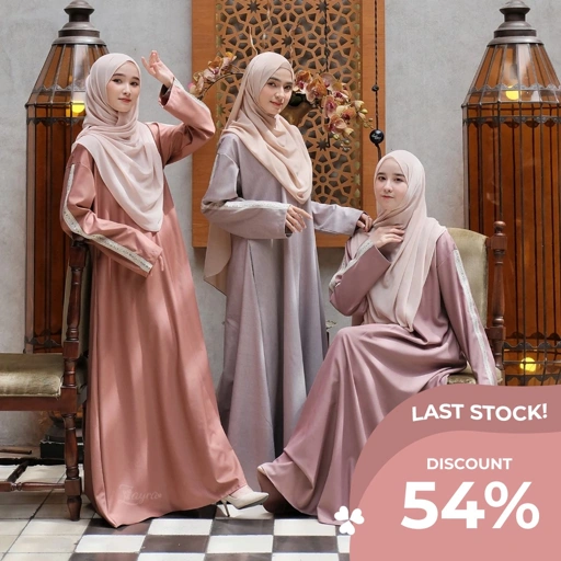 Image of ZAYRA HIJAB | HAYFA  ABAYA | Gamis Wanita Daily Syari Simpel Premium Jumbo Mewah Elegan Terbaru 2025
