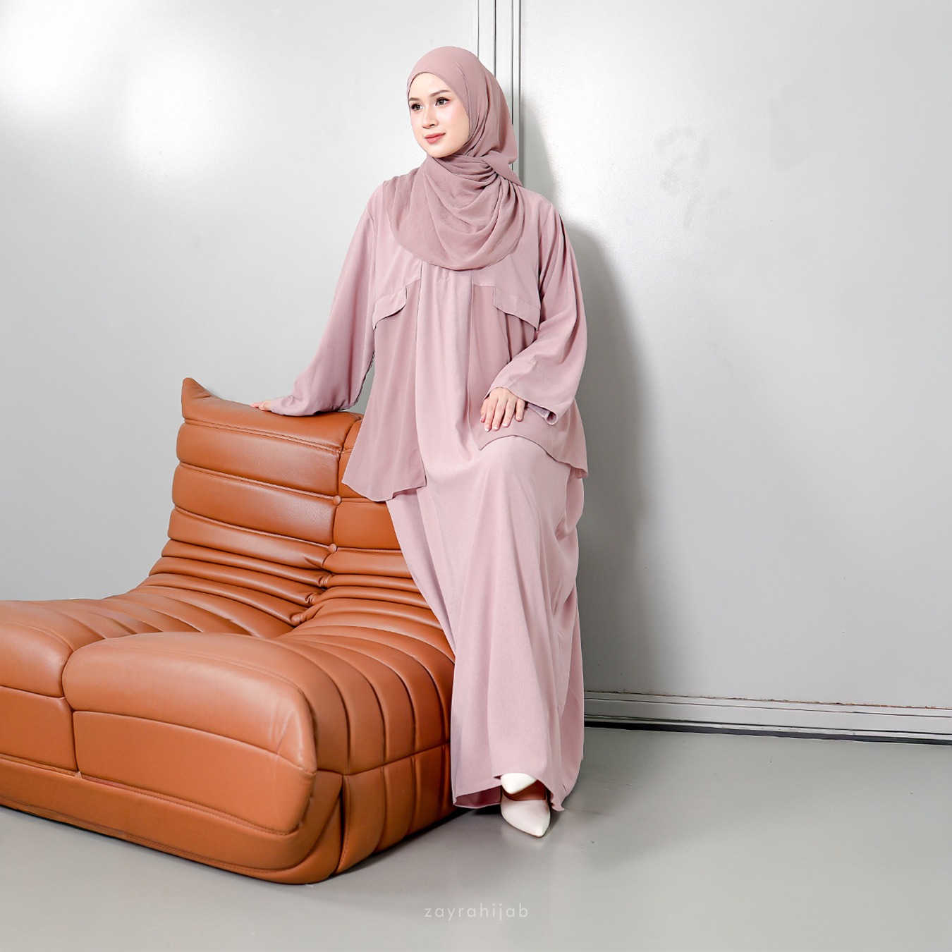Zayra hijab | Kalisa - Gamis Wanita Dress Feminine Style Casual Smart Look Preppy UV Protection Premium