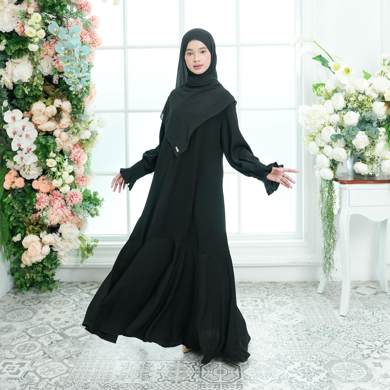Zayra Hijab | Maryam Dress - Gamis Wanita Daily Syari Simpel Premium Jumbo Mewah Elegan Terbaru 2025