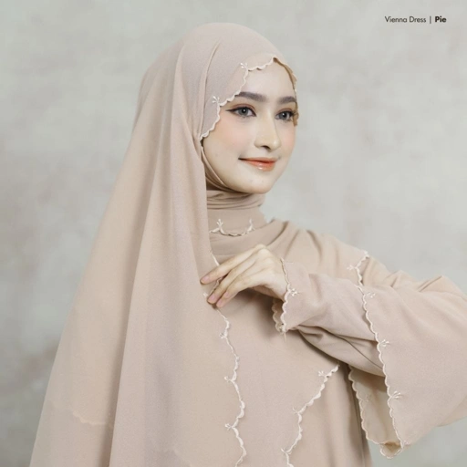 Image of ZAYRA HIJAB | PASHMINA VIENNA | Pashmina Bordir Melayu Malaysia Terbaru 2025