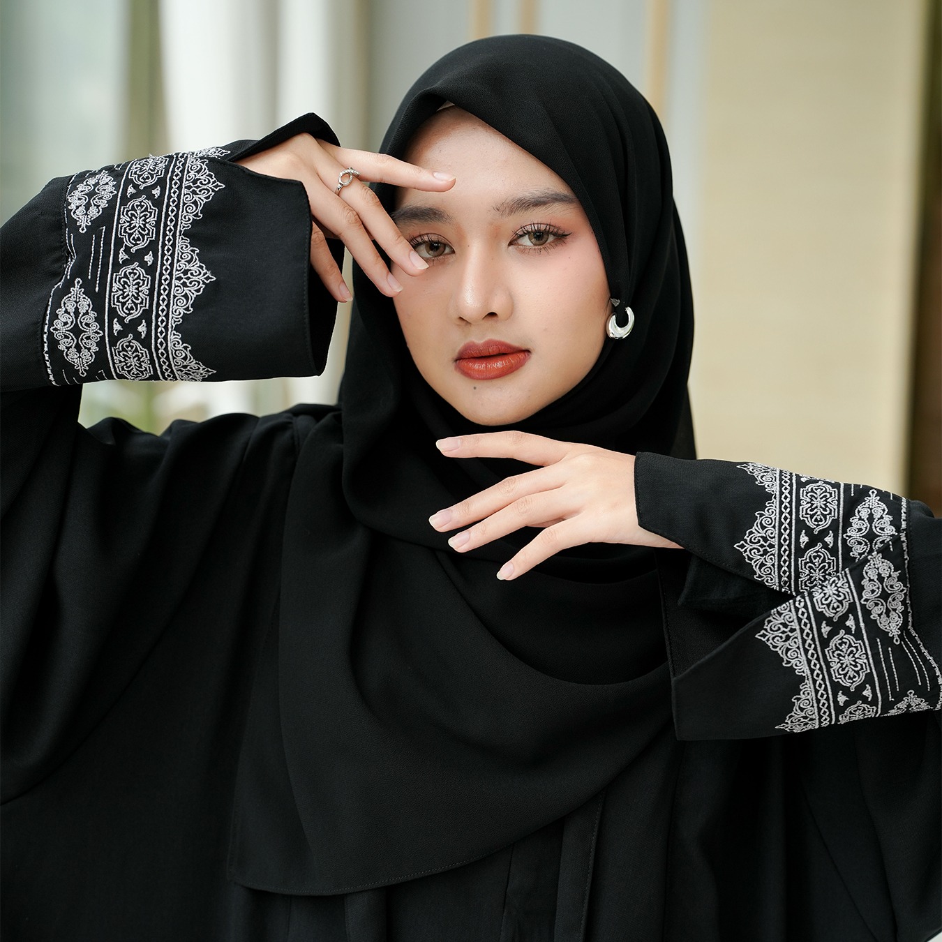 Zayra Hijab | Shaima Eclipse - Gamis Dewasa Abaya Koko Pria Dewasa Anak Panjang Pendek Bordir Dress Sarimbit Jumbo Elegan Premium Terbaru Lebaran 2026