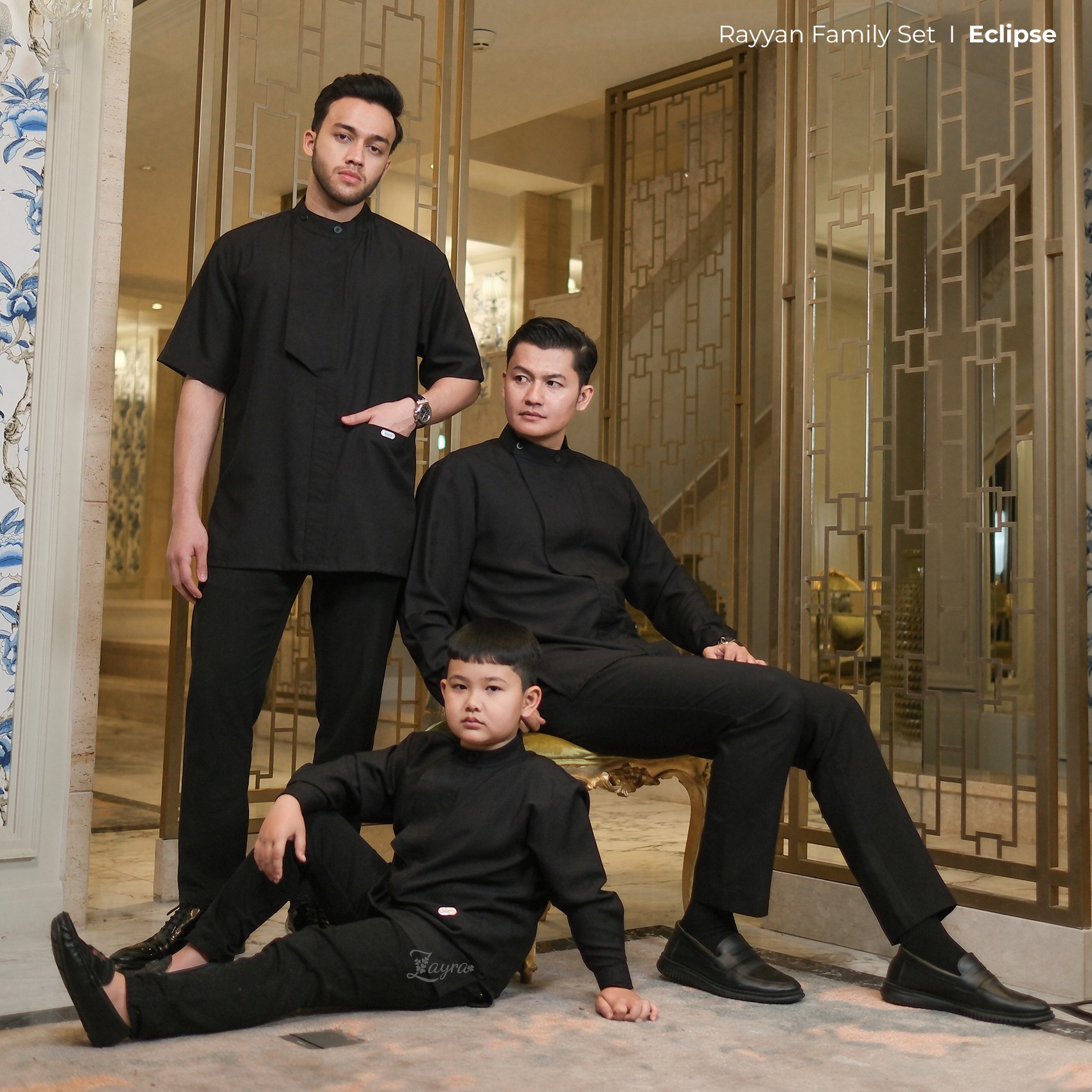 Zayra Hijab | Rayyan Eclipse - Gamis Anak Perempuan 0-12Tahun Brokat Tile Elegan Premium Terbaru 2025