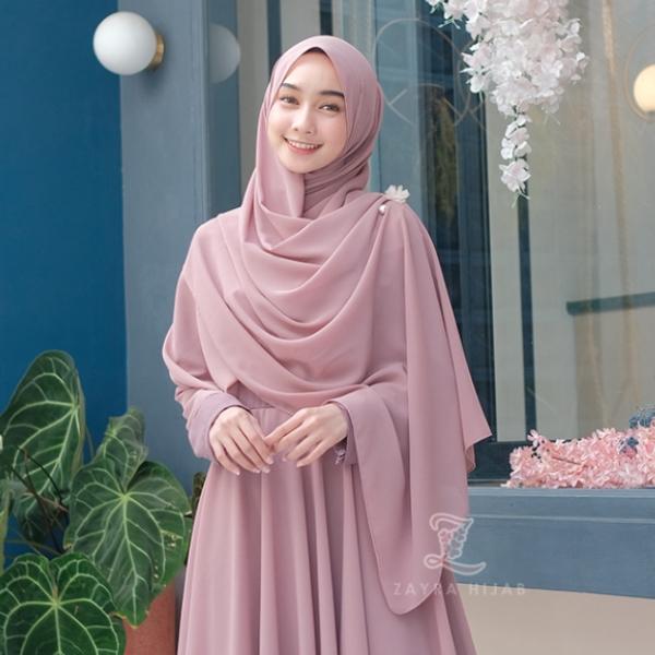 ZAYRA HIJAB | Pashmina Syari 200x70 Premium Ceruti Babydoll
