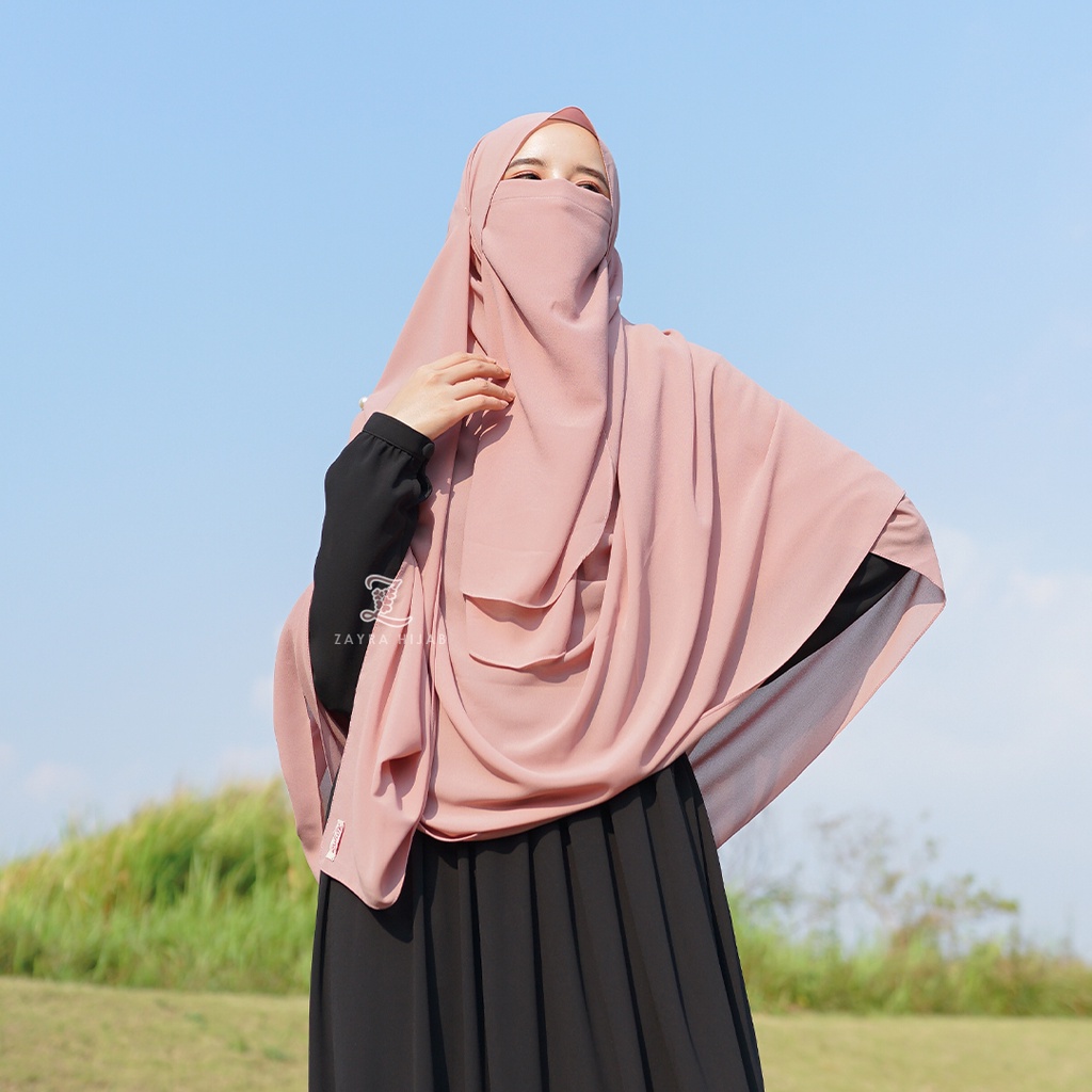 ZAYRA HIJAB | Pashmina Jumbo Syari 215x98 Premium Ceruti Babydoll