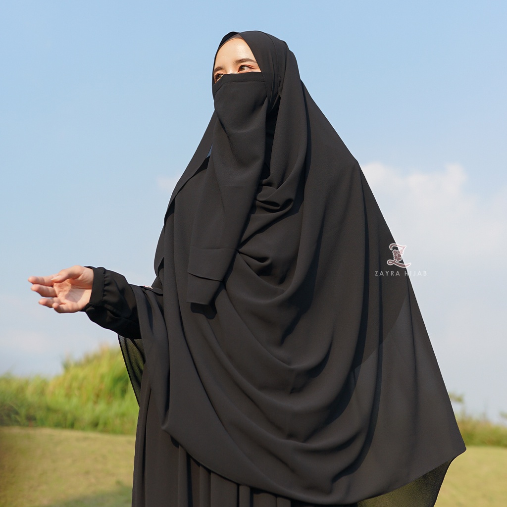 ZAYRA HIJAB | Pashmina Jumbo Syari 215x98 Premium Ceruti Babydoll