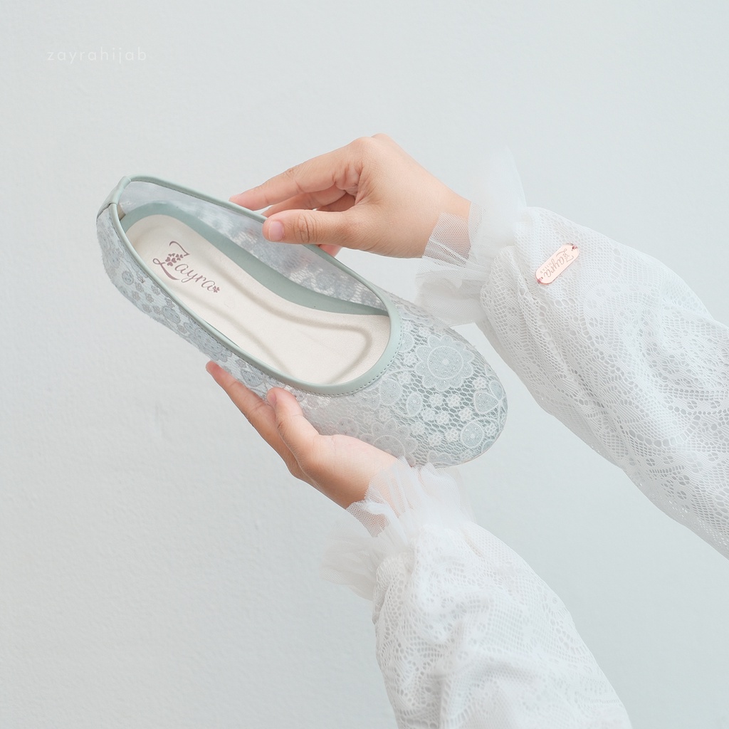 ZAYRA HIJAB | HALWA SHOES | Flatshoes Wanita Elegan Kekinian Korean Style