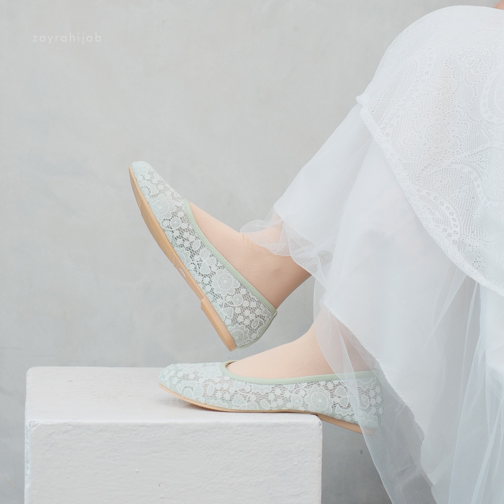 ZAYRA HIJAB | HALWA SHOES | Flatshoes Wanita Elegan Kekinian Korean Style