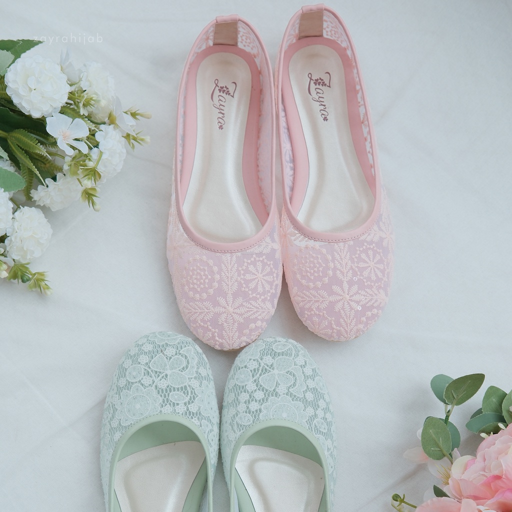 ZAYRA HIJAB | HALWA SHOES | Flatshoes Wanita Elegan Kekinian Korean Style