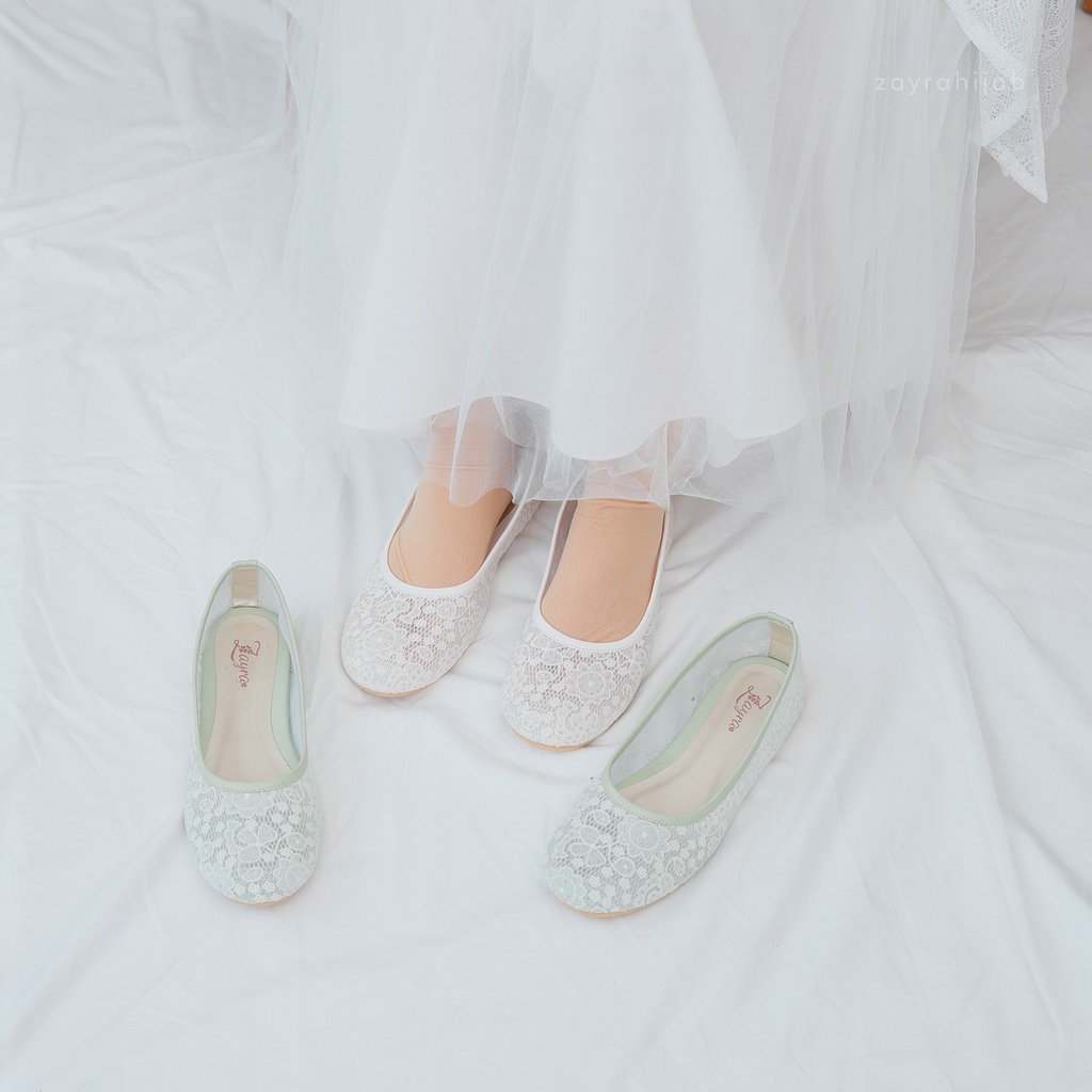 ZAYRA HIJAB | HALWA SHOES | Flatshoes Wanita Elegan Kekinian Korean Style