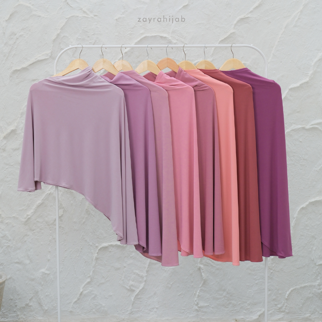 ZAYRA HIJAB | RUMI STANDAR | Khimar Bergo Instan Daily Syari Jersey Premium