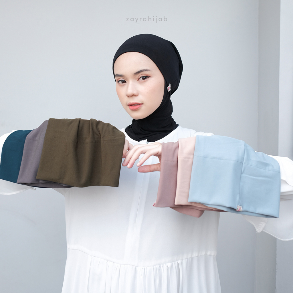 ZAYRA HIJAB | CIPUT BASIC | Ciput Hijab Jersey Premium Anti Pusing dan Anti Budeg