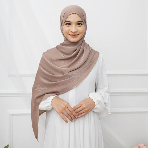 Image of ZAYRA HIJAB | ELIZA | Pashmina Silk Syari 200x70 Shawl Premium
