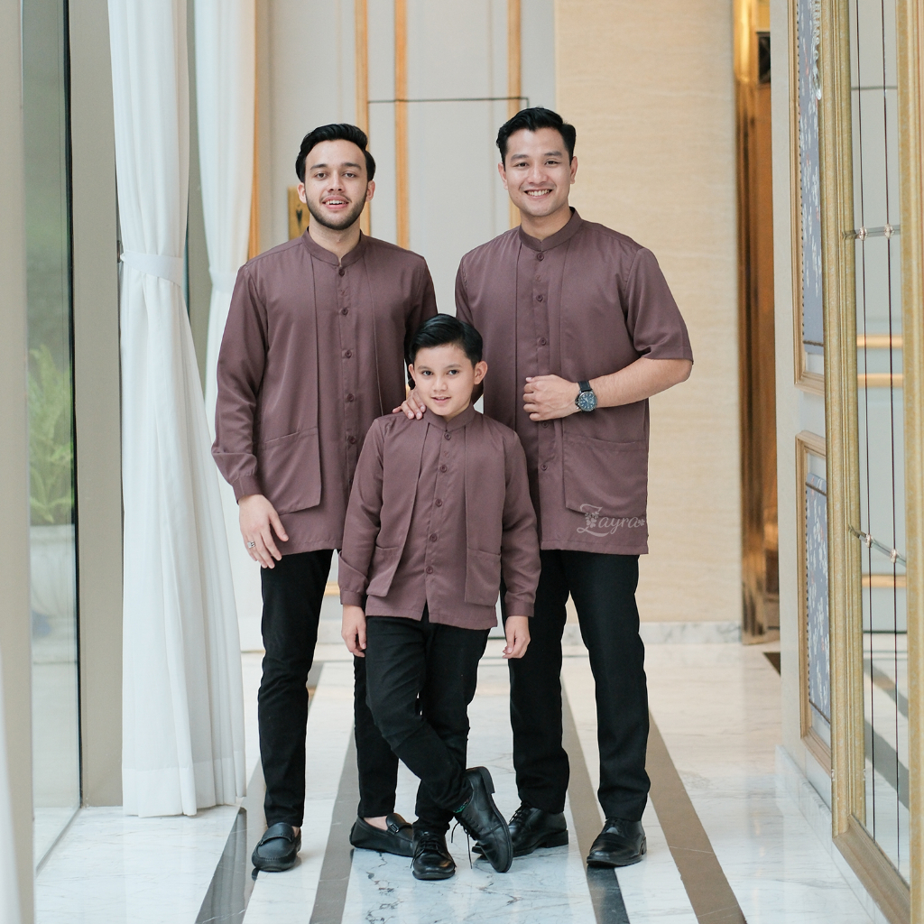 ZAYRA HIJAB | KOKO DEWASA MAHVEEN FAMILY SET | Baju Couple Pasangan Keluarga Kondangan Lebaran Kekinian Premium Jumbo Mewah Elegan Terbaru 2025