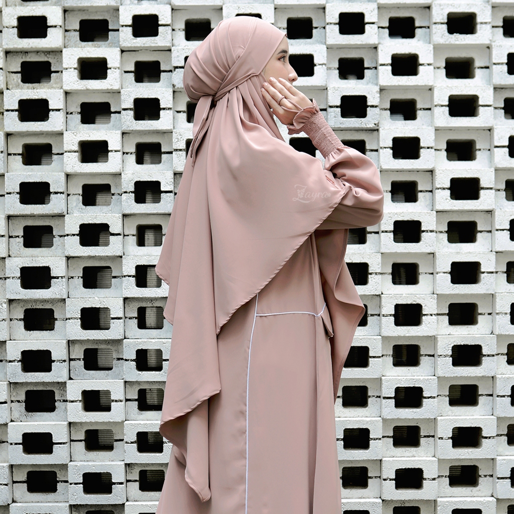 Zayra Hijab | French Khimar Mecca Medina | French Khimar Instan Dewasa Daily Jersey Premium
