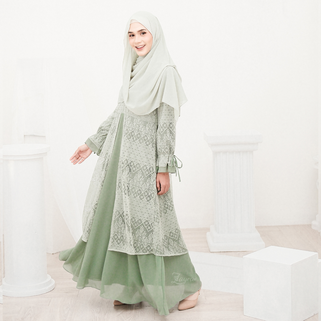 Zayra Hijab | Amyra Dress - Gamis Mewah