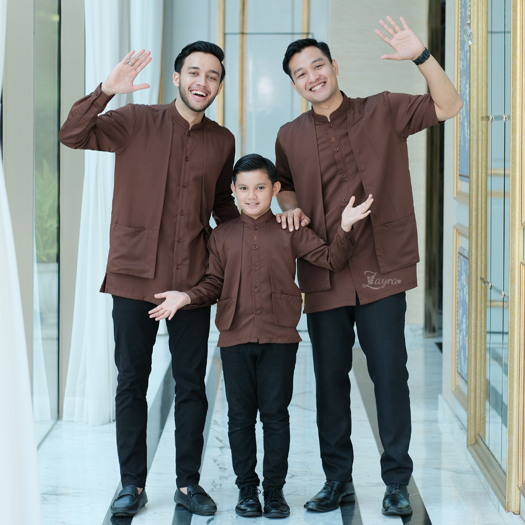 ZAYRA HIJAB | KOKO DEWASA MAHVEEN FAMILY SET | Baju Couple Pasangan Keluarga Kondangan Lebaran Kekinian Premium Jumbo Mewah Elegan Terbaru 2025