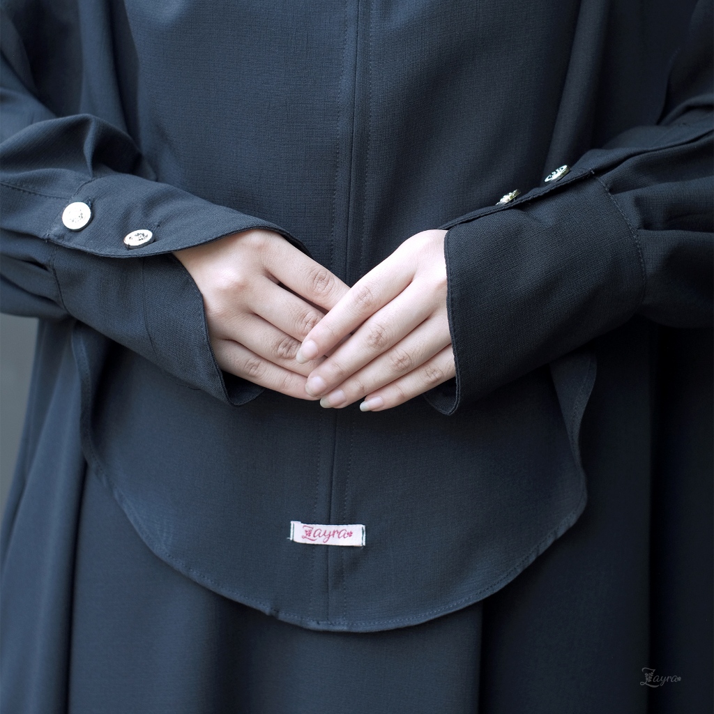 ZAYRA HIJAB | JENNA SET | Dress Gamis Abaya Umroh dan Haji Wanita Premium Set Jilbab Hijab French Khimar Umroh Outfit Umroh Gift Gamis Putih